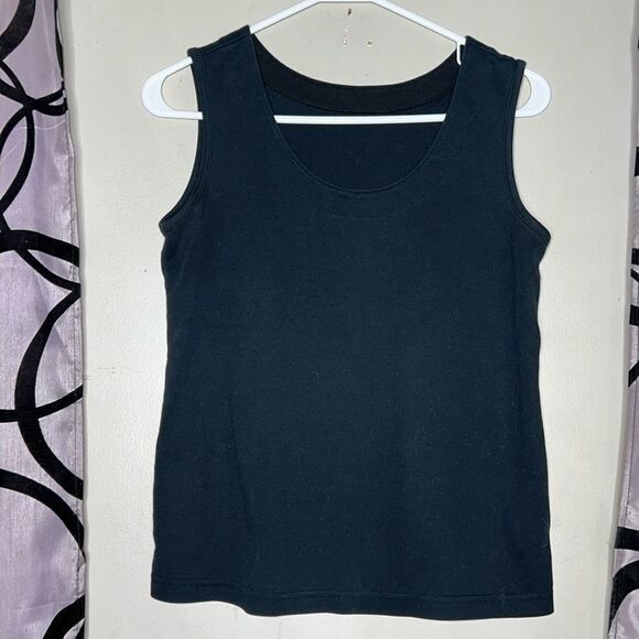 Women’s size small black sleeveless top - Picture 1 of 3